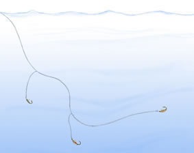 3 lb Nymph/Wet Fly Cast ( Multi Shot) 9 ft